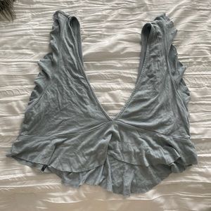 Urban Outfitters Blue Crop Tank